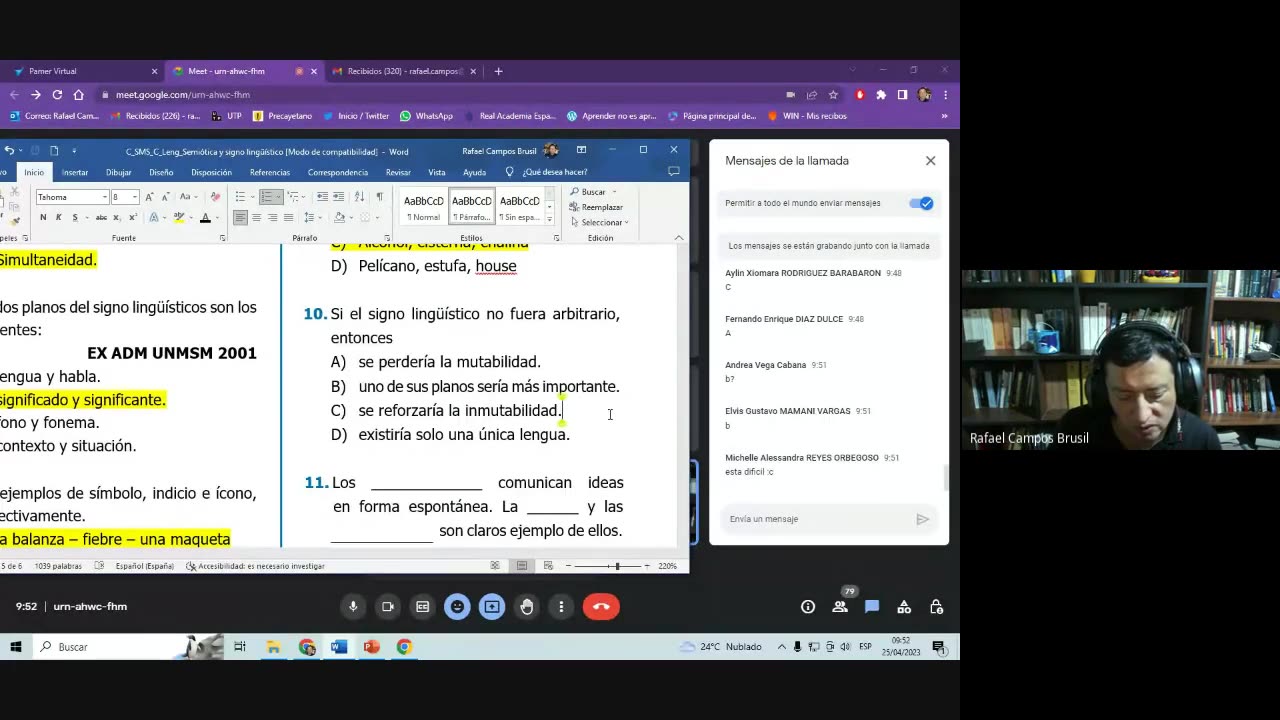 PAMER SEMESTRAL 2023 | Tema C | Lenguaje