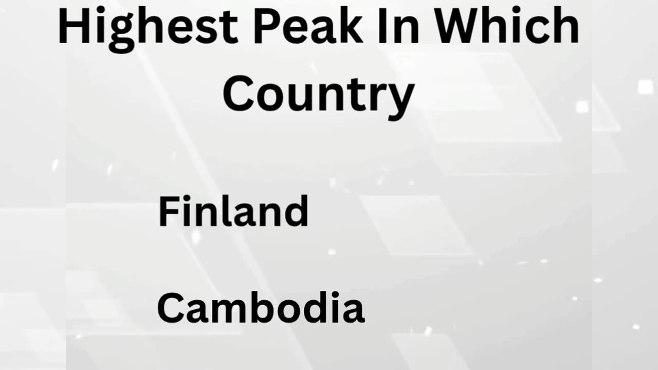 Highest Peaks by Country 🌍 | Ultimate Mountain Quiz & Facts!