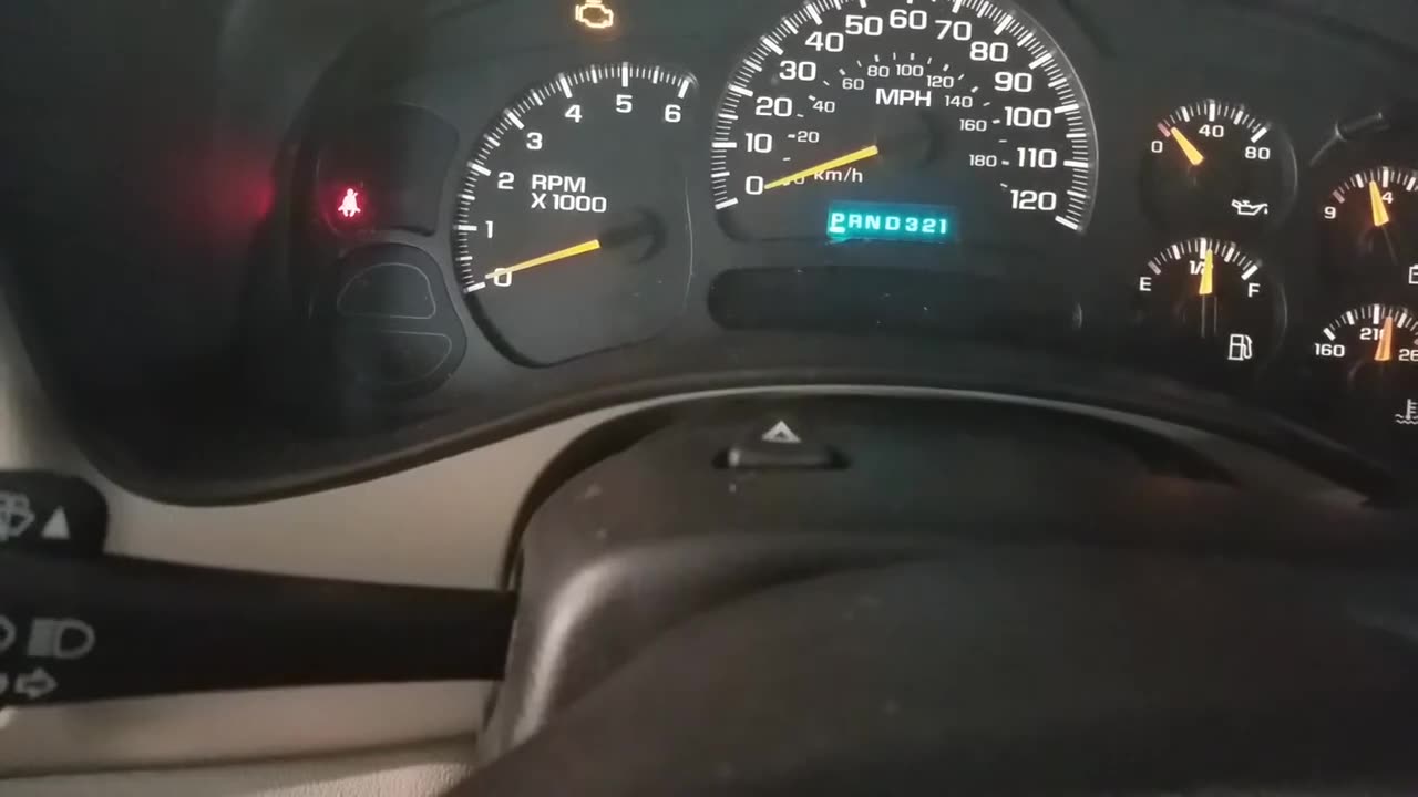 Reset oil light 2005 Chevy Tahoe