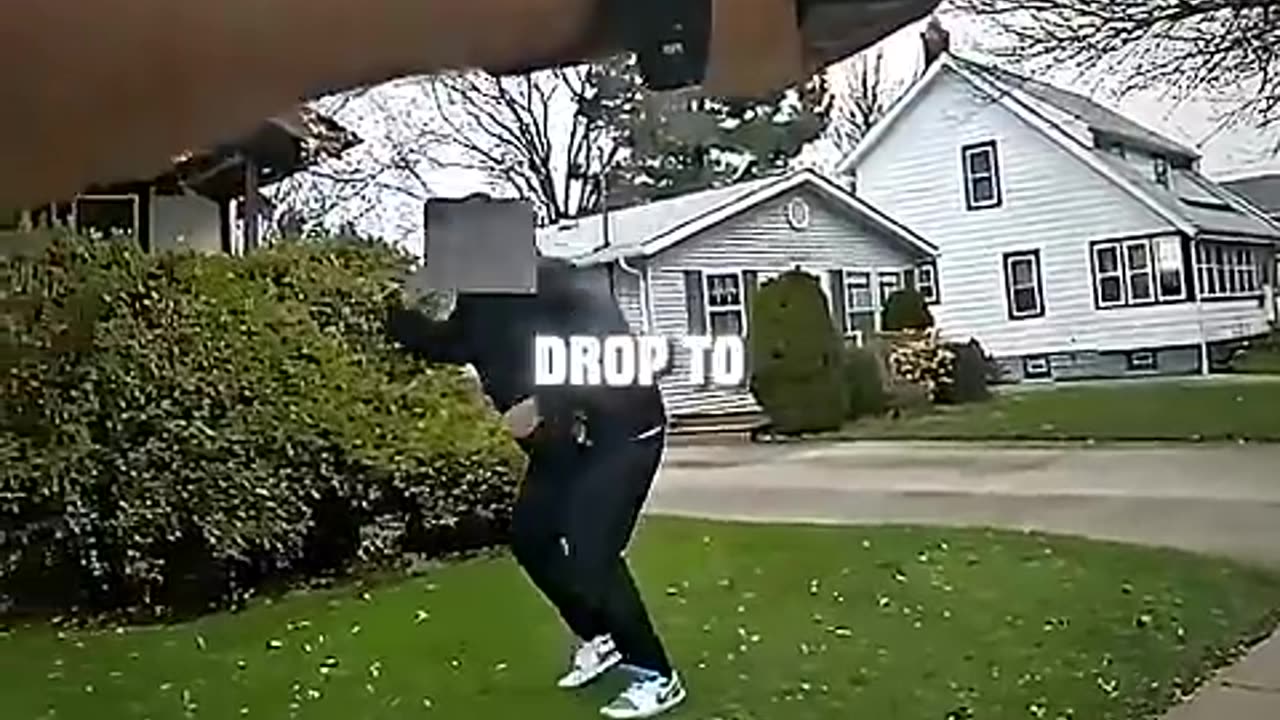 Typical jogger thought it was a good idea to pull a fake gun at a cop