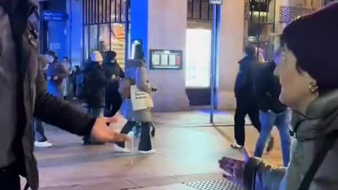 Ireland - African man with a British accent trying to cause trouble under the guise