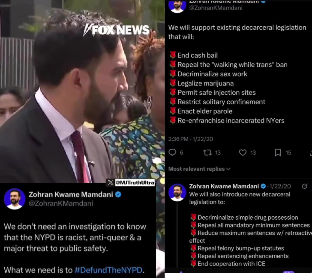 Zohran Mamdani: “My administration will be Donald Trump’s worst nightmare.”