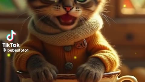 Brazilian kitten mockingly created by artificial intelligence