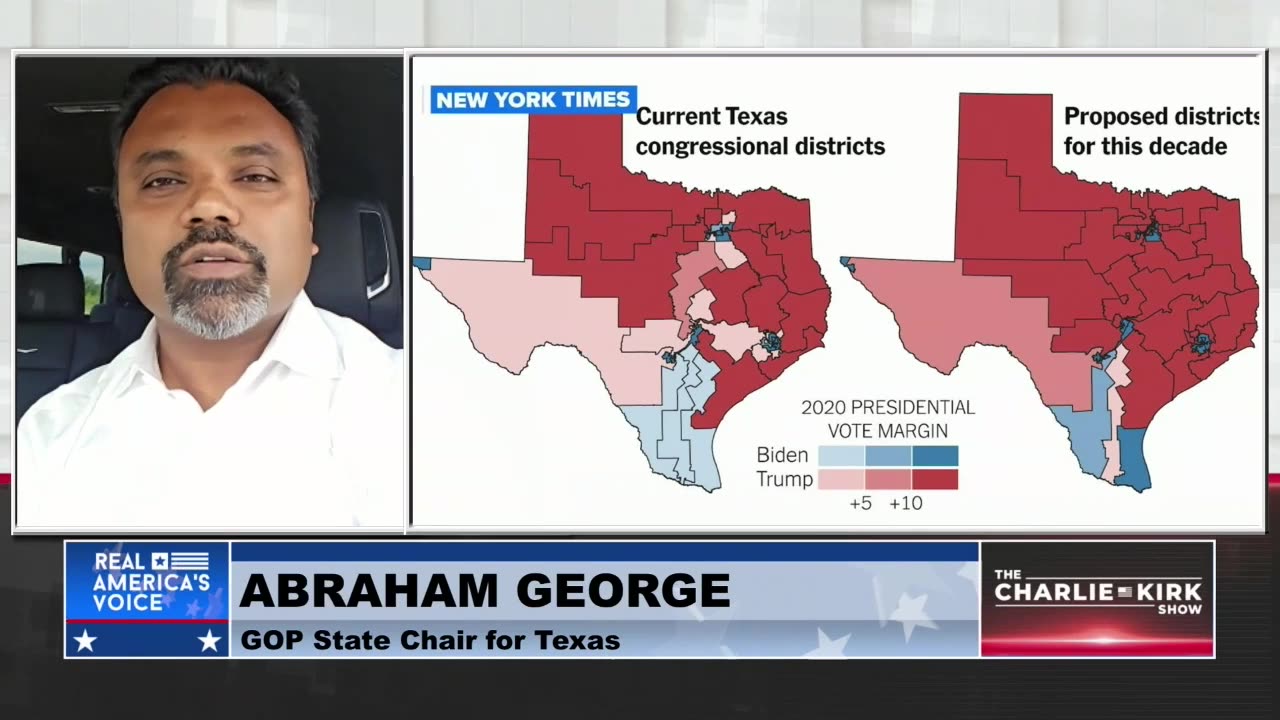 Texas Rs Play Smashmouth: Texas GOP State Chair Abraham George Explains Texas' Redistricting Fight