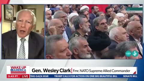 Iran's regime will be 'replaced' or 'renounced': Gen Wesley Clark