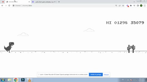 Hacking the dinosaur game found on the Google browser