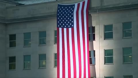 SEPTEMBER 11 2025 Pentagon marks 24 years since 9/11 attacks with sunrise flag unfurling.