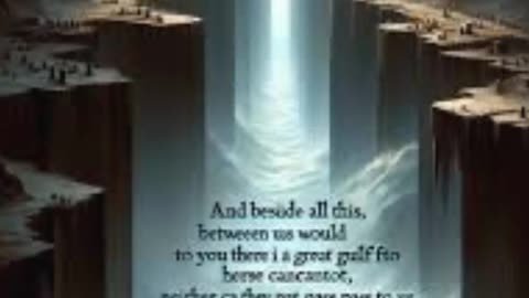 Jesus tells us about the Great Gulf between us