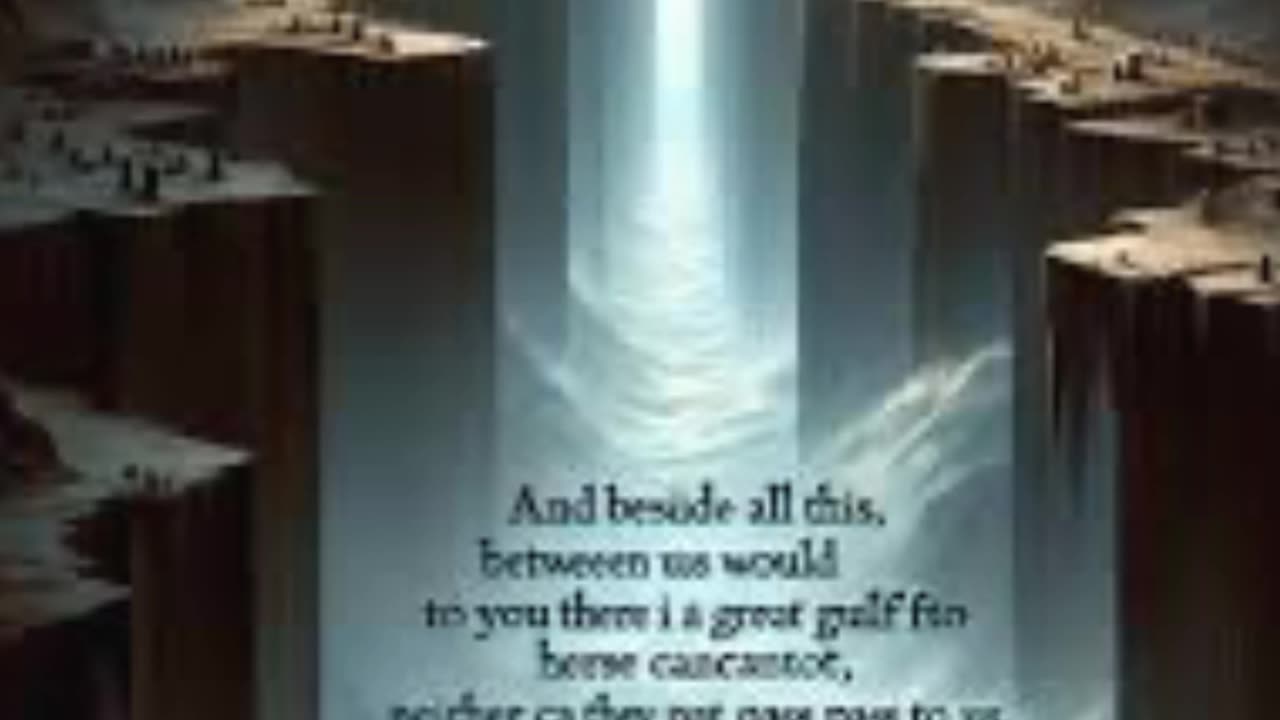 Jesus tells us about the Great Gulf between us
