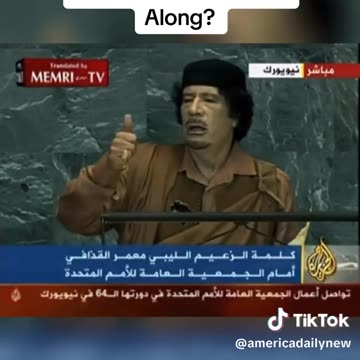 Gaddafi Tried to Warn Us