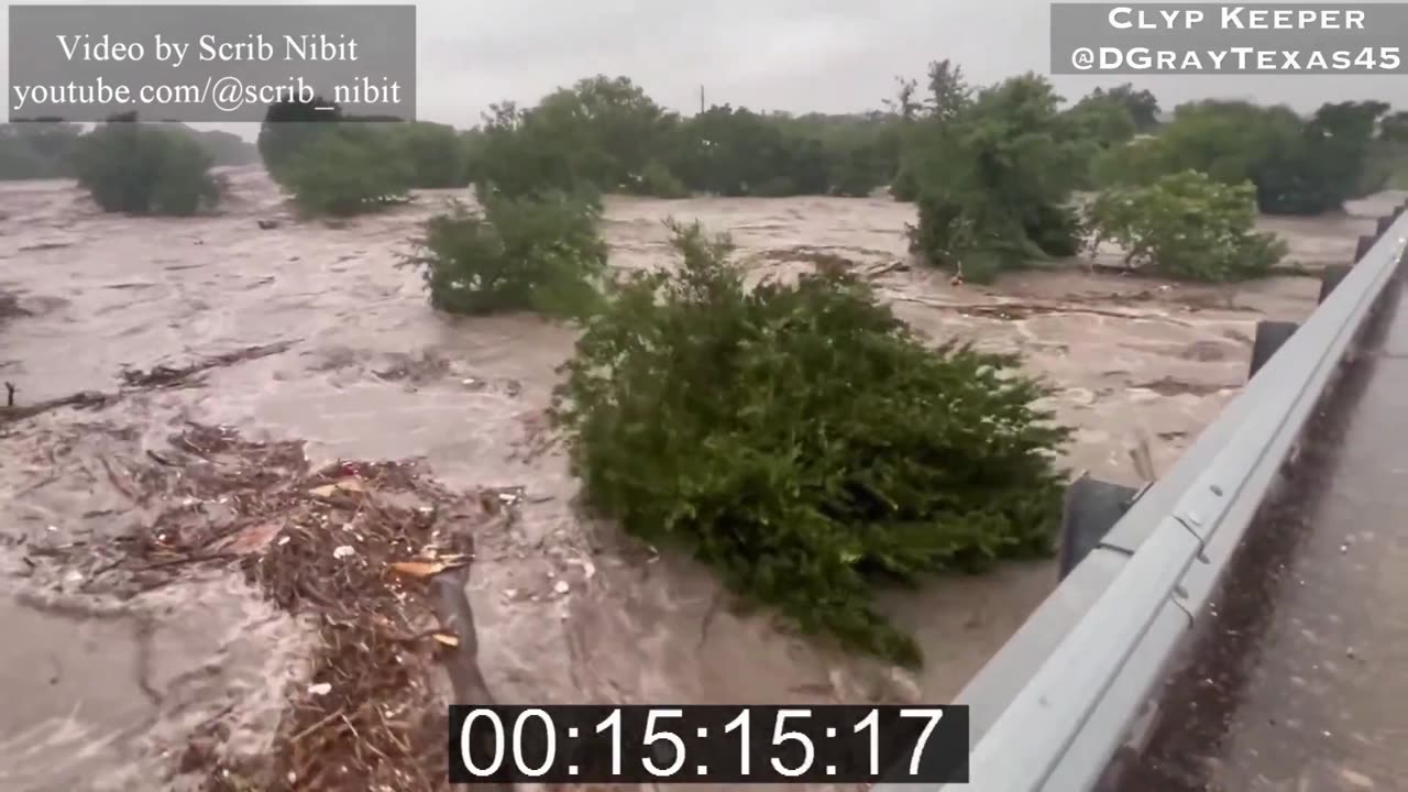 The Guadalupe River in Kerrville, TX, Rose 20 Feet in 37 Minutes