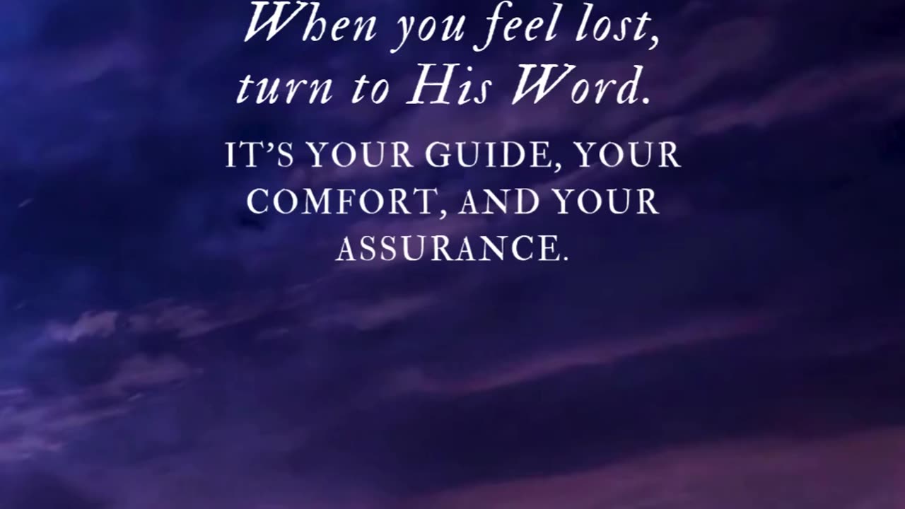 His Word is your compass. Trust it to guide you today! 🕯️