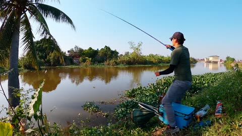 Fishing for Bluegill in the Heart of the Lake