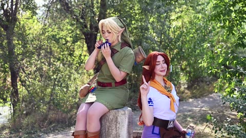 Link and Malon - Zelda Ocarina of Time Cosplay Video