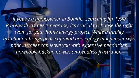 Warning Signs of Bad Tesla Powerwall Installers Near Me