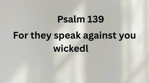 Psalm 139