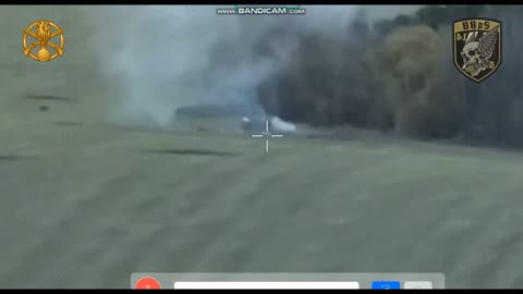 Convoy of Russian Artillery Comes Under Drone Attack