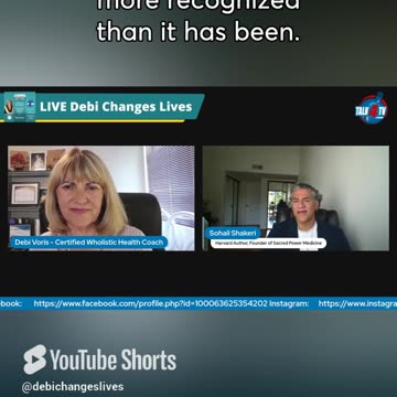 Clip from "𝘿𝙚𝙗𝙞 𝘾𝙝𝙖𝙣𝙜𝙞𝙣𝙜 𝙇𝙞𝙫𝙚𝙨" 𝗥𝗮𝗱𝗶𝗼 & 𝗧𝗩 𝗦𝗵𝗼𝘄 - New Space in Psychology