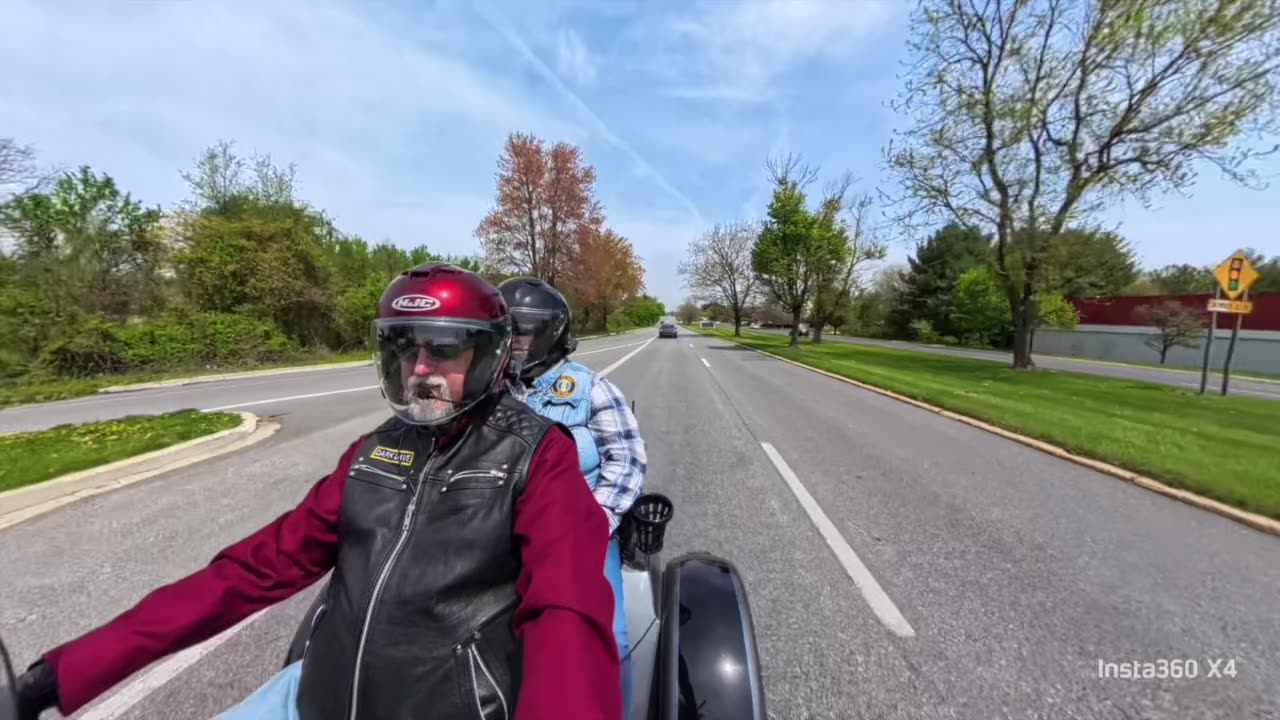 Riding with my loving wife