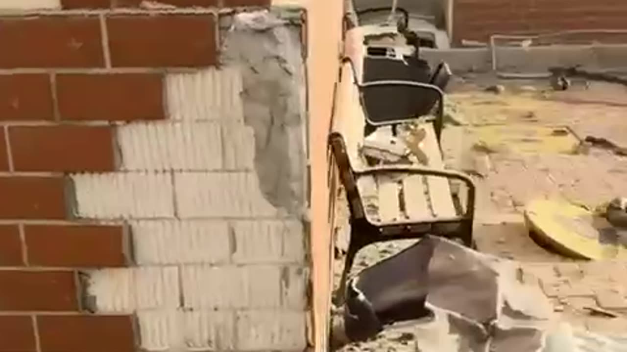 BREAKING: An Iranian ballistic missile directly hit Soroka hospital in Southern Israel.