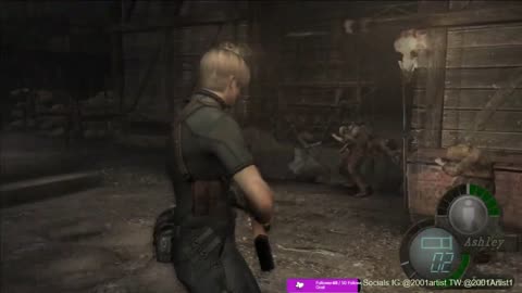 Resident evil 4 (part 2) Saving the president daughter and getting into the castle