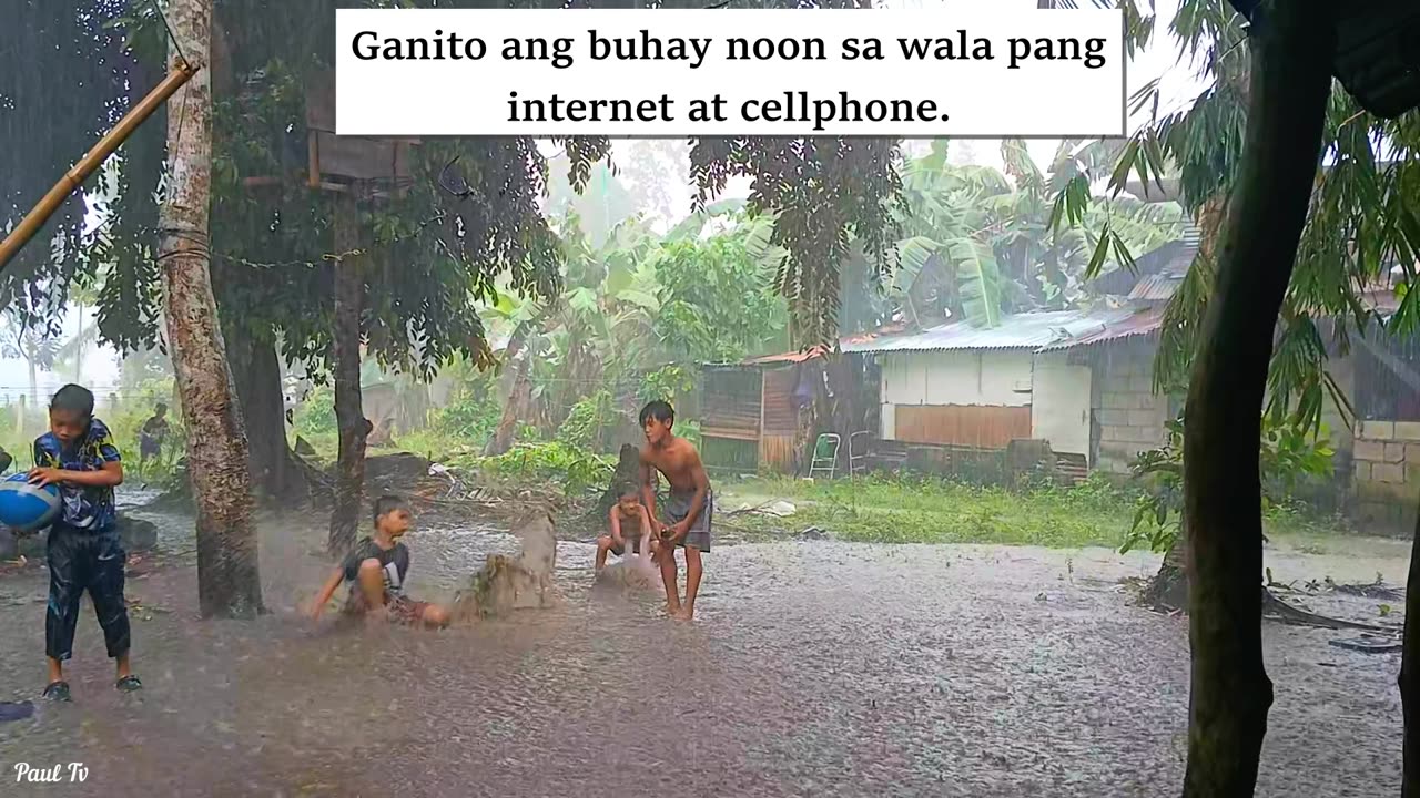 Sarap mag tampisaw! Di Bali ng Ma Palo Ni Mama Maka Laro Lang Sa Ulan Kasama Ang Mga Kaibigan🌧😊