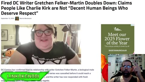 Fired DC Writer Responds And Doubles Down On Charlie Kirk's Murder