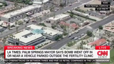 BREAKING: The Mayor of Palm Springs confirmed that the explosion at a fertility