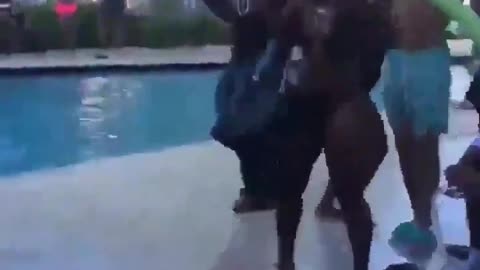 Mudshark's mother thrown into swimming pool by deadly Negroes