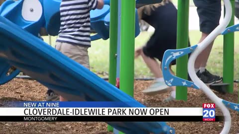New playground opens in Montgomery's Cloverdale Idlewild Park