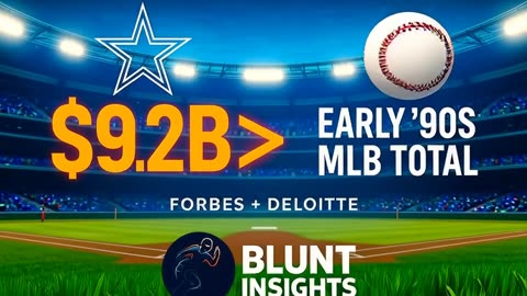 💣 Dallas Cowboys Worth $9.2B — More Than ALL MLB Teams in the ’90s?!