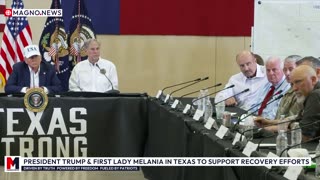 🇺🇸 President Trump & First Lady Melania in Texas to Support Recovery Efforts After July 4 Floods [LIVE]