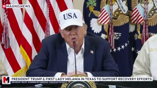 🇺🇸 President Trump & First Lady Melania in Texas to Support Recovery Efforts After July 4 Floods [LIVE]