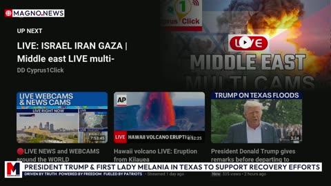 🇺🇸 President Trump & First Lady Melania in Texas to Support Recovery Efforts After July 4 Floods [LIVE]