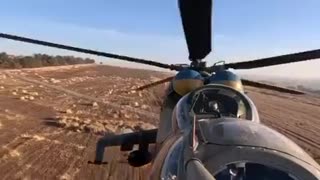 🚁💥 Ukraine Russia War | Ukrainian Mi-24 Helicopter Strikes Russian Positions in Donetsk | RCF