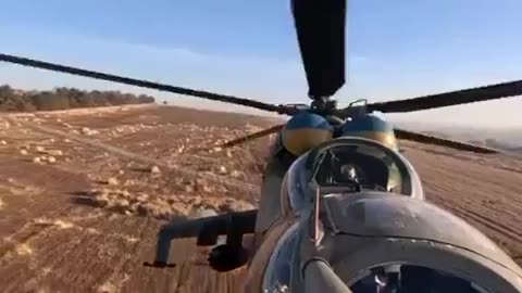 🚁💥 Ukraine Russia War | Ukrainian Mi-24 Helicopter Strikes Russian Positions in Donetsk | RCF