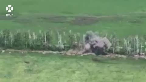 Ukrainian Drones and Artillery Engaging Extensive Fortifications in the Treeline