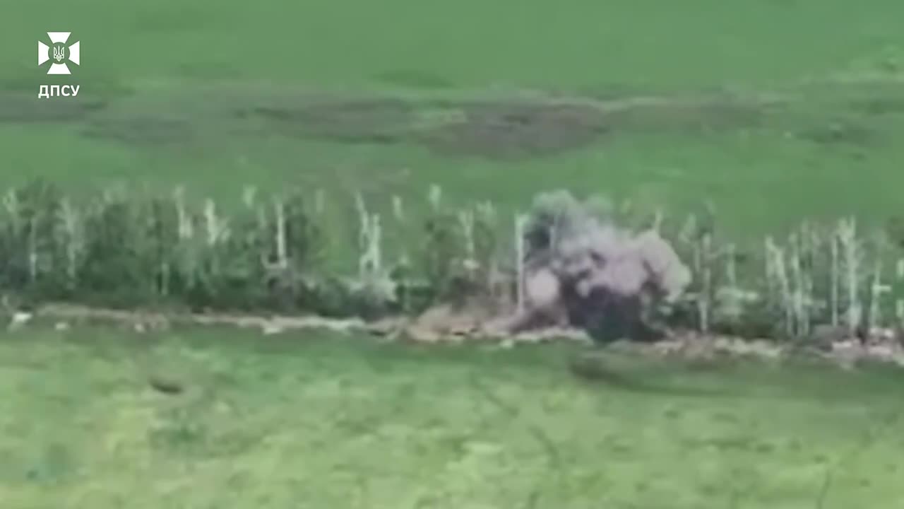 Ukrainian Drones and Artillery Engaging Extensive Fortifications in the Treeline