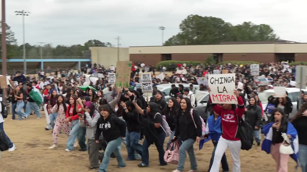 American school is almost all non Whites