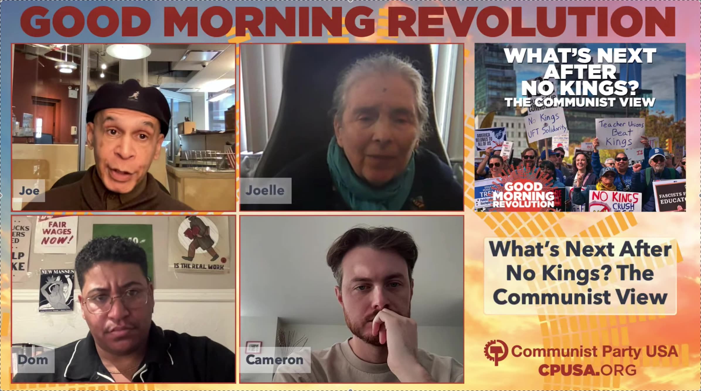 Joelle Fishman - CPUSA Good Morning Revolution - Clip 3
