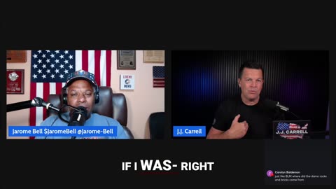 JJ Carrell says LA should be under martial law... zip tie and deport on sight