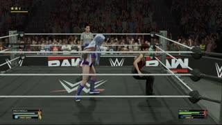 wwe 2k25 205 universe Amelia Marcella VS Molly Holly