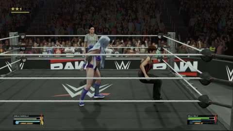wwe 2k25 205 universe Amelia Marcella VS Molly Holly