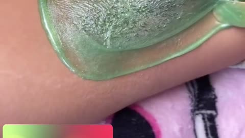 Underarm Waxing with Sexy Smooth Emerald Enchantment | Mint-Scented Hard Wax by @waxing_with_mie