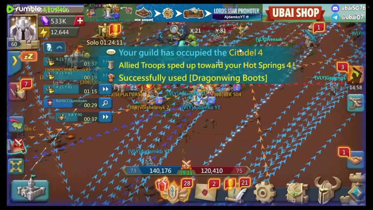 LIVE Lords Mobile