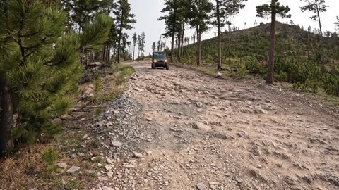 UTV Ride Down from Custer Peak in the Black Hills