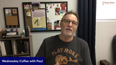 Wednesday Coffee with Paul