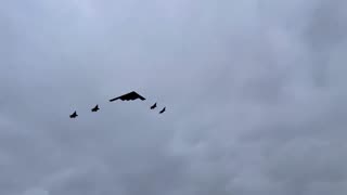Air Parade in Alaska Held in Honor of Putin