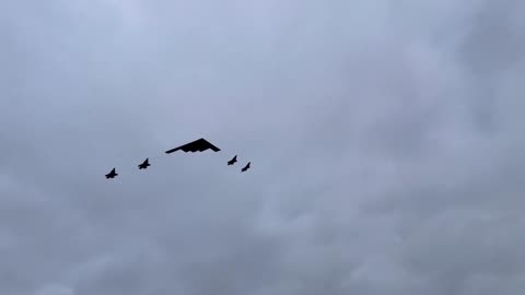 Air Parade in Alaska Held in Honor of Putin
