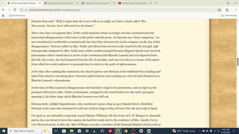 What did Theodore Durrant do to those ladies?